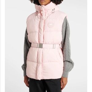 NET New Canada Goose Rayla Belted Down Pink Quartz Vest Size Small